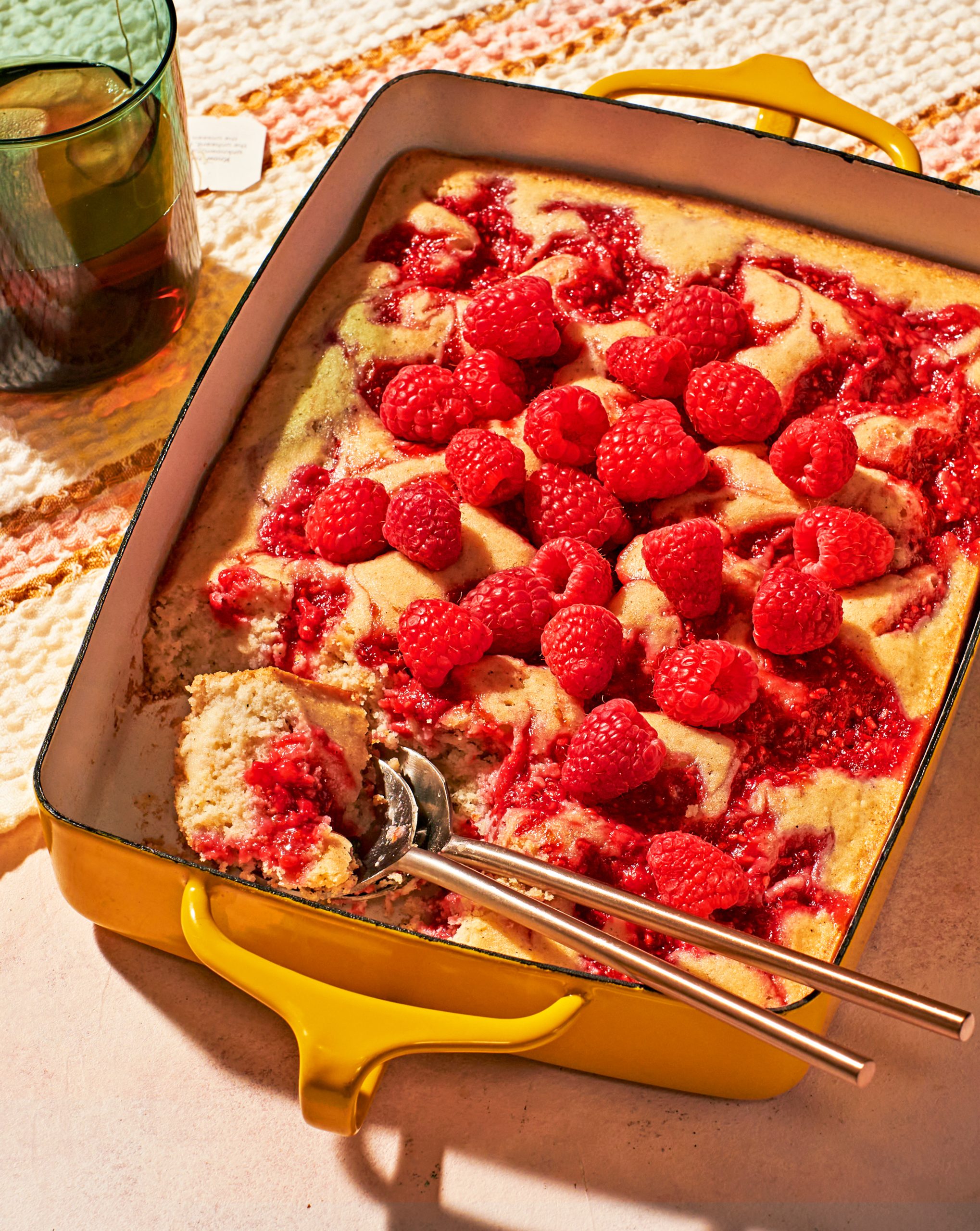 Image of Always Fresh Raspberry Cardamon Spoon Cake